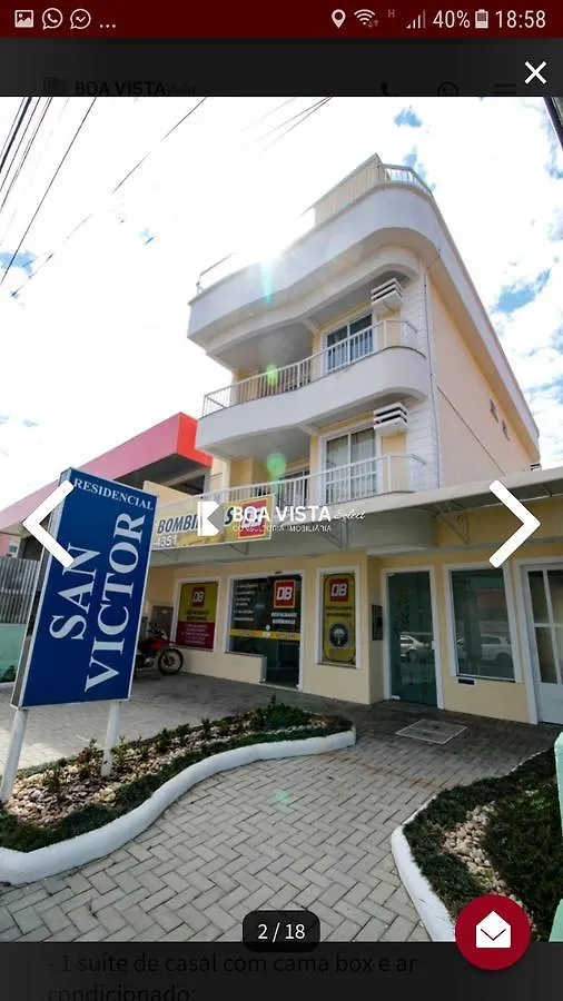 Apartmán Residencial San Victor Bombinhas